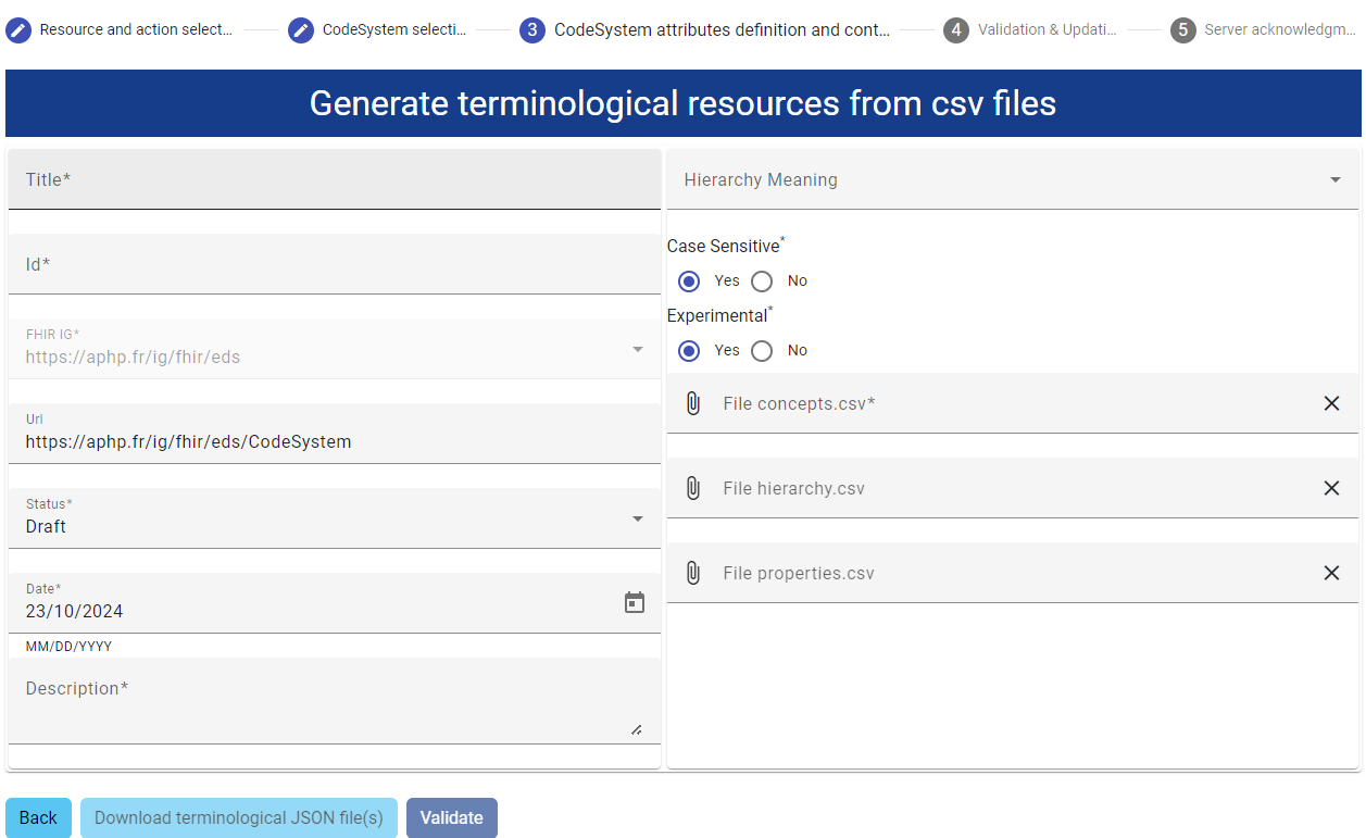 third step interface 