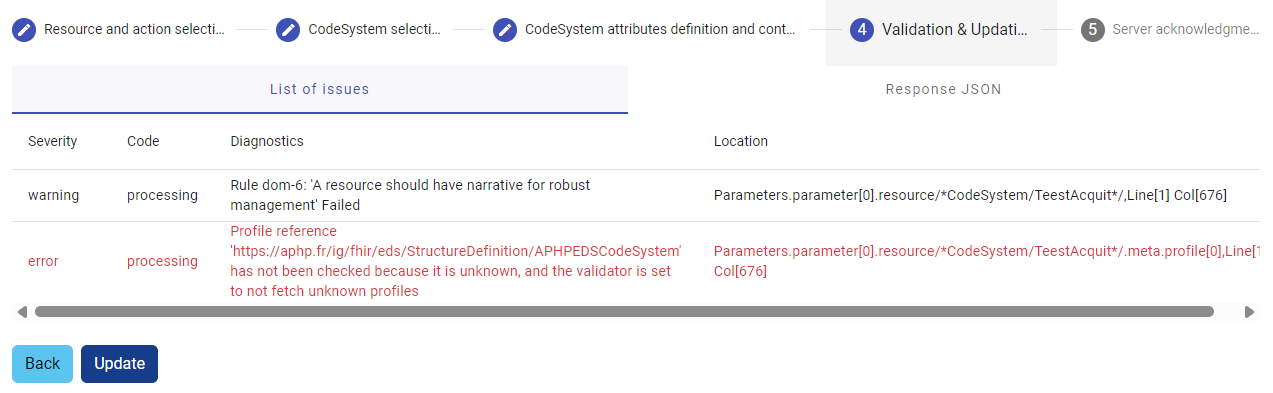 fourth step interface